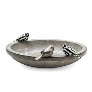 Brand New Mackenzie-Childs Naturals Bird Bath